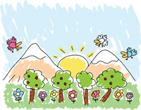 camp illustration